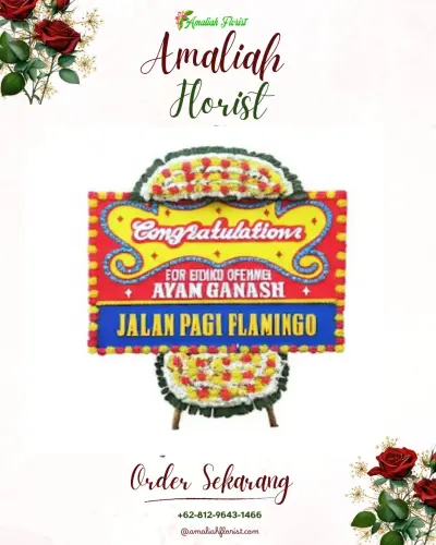 Bunga Papan Congratulation di Toboko